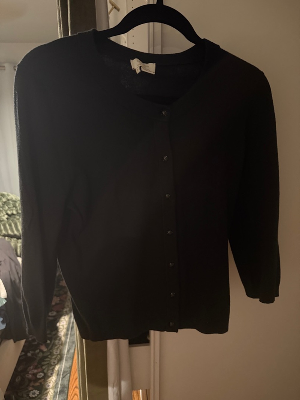 kate spade Black Button-Front Top
